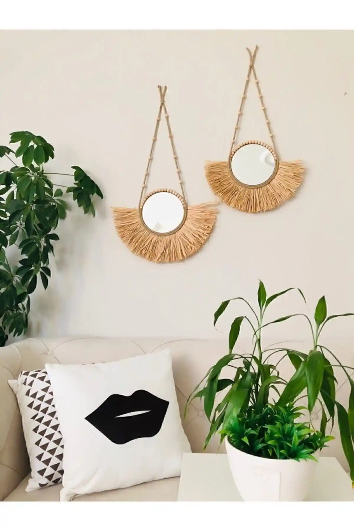 İki Popüler Duvar Aynası Karşılaştırması: Modern ve Bohem Tarzlar