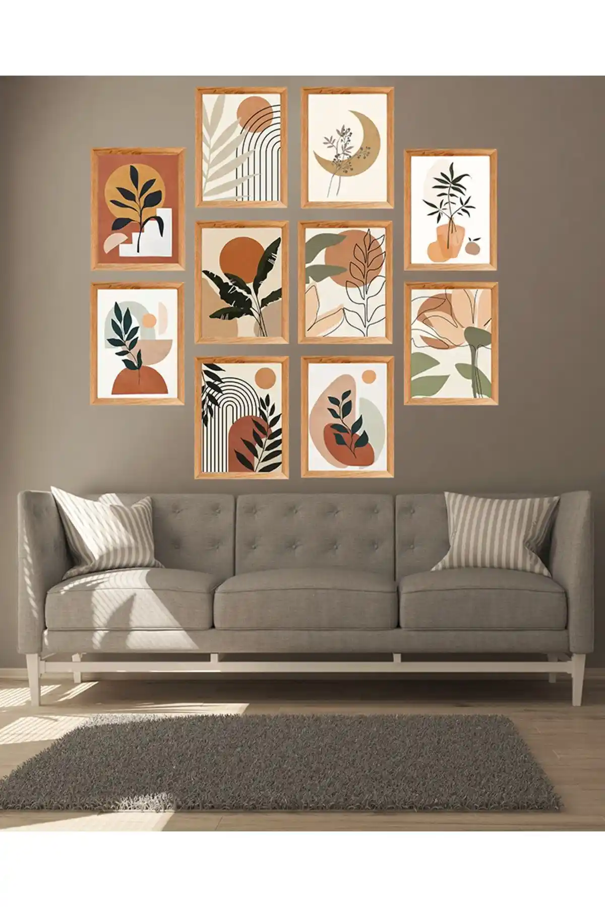 KutuTR Dekorize MDF ve NT Handmade Bohem Yapraklar Tablo Setleri Karşılaştırması