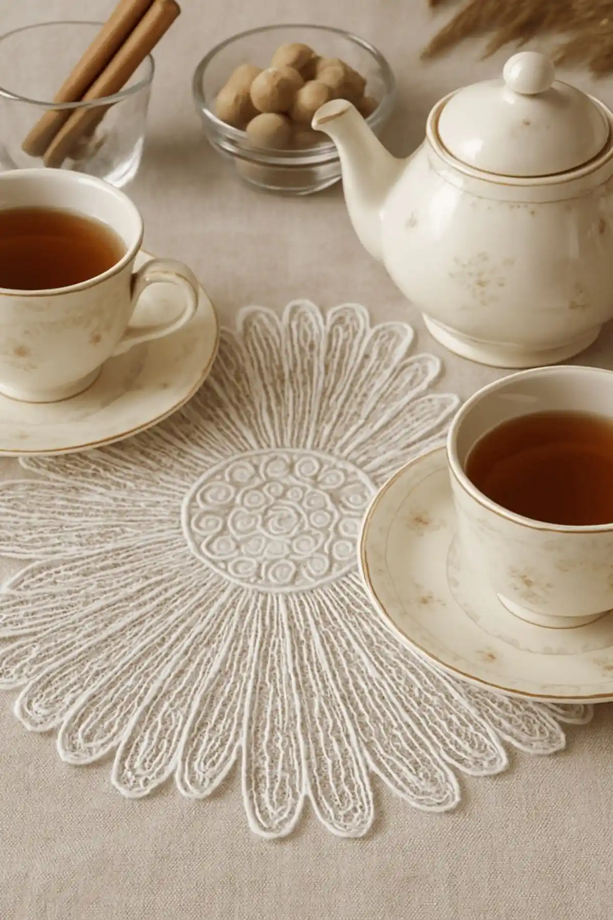 NUBU Atelier Akasya ve Flora Modelleri Dekoratif Kahve Peçeteleri Karşılaştırması