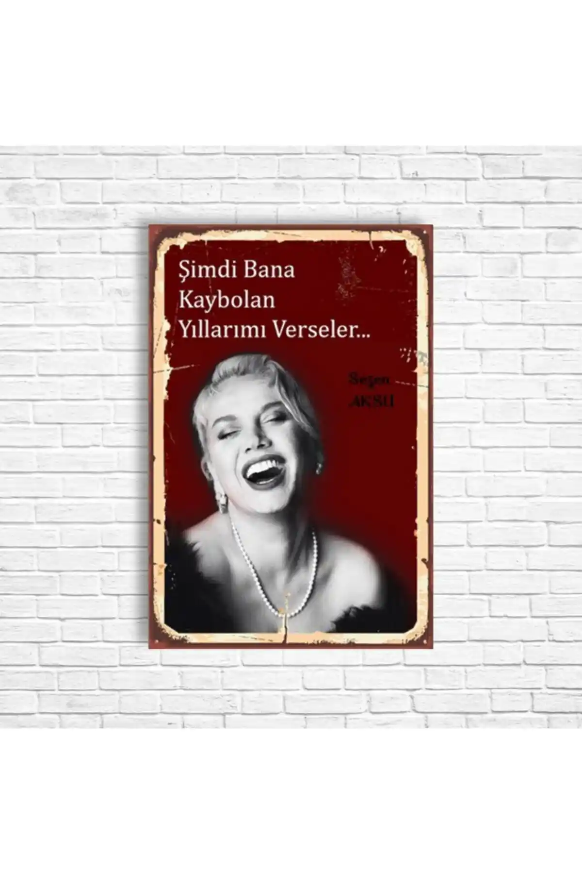 Sezen Aksu ve Türkan Şoray Retro Ahşap Posterleri Karşılaştırması ve Dekorasyon İpuçları