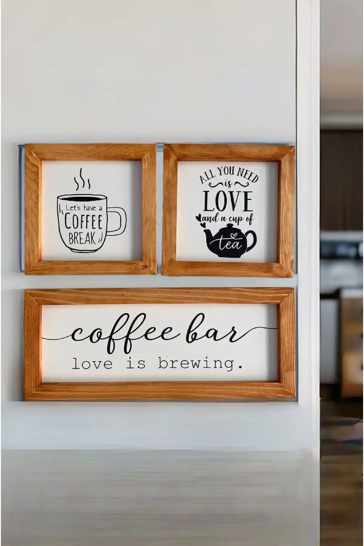 Tooall ve Wooden Factory Ahşap Çerçeveli Mutfak ve Çay Köşesi Tabloları Karşılaştırması