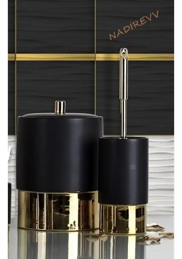 Banyo Dekorasyonunda Şık ve Fonksiyonel Tuvalet Fırça Kova Setleri