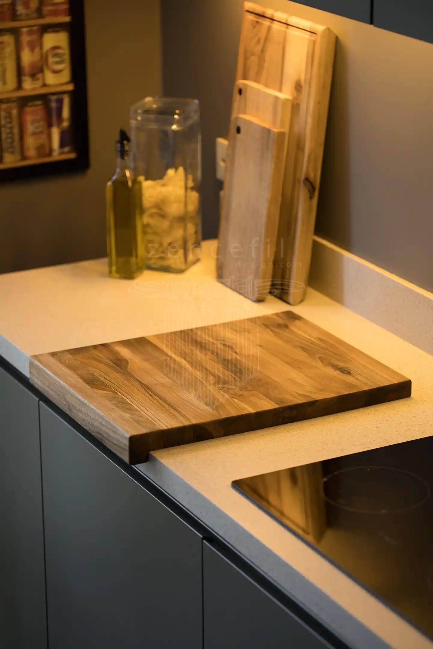 Büyük Tezgah Üstü Doğrama Tahtası ile Mutfakta Şıklık ve Fonksiyonellik Artırma