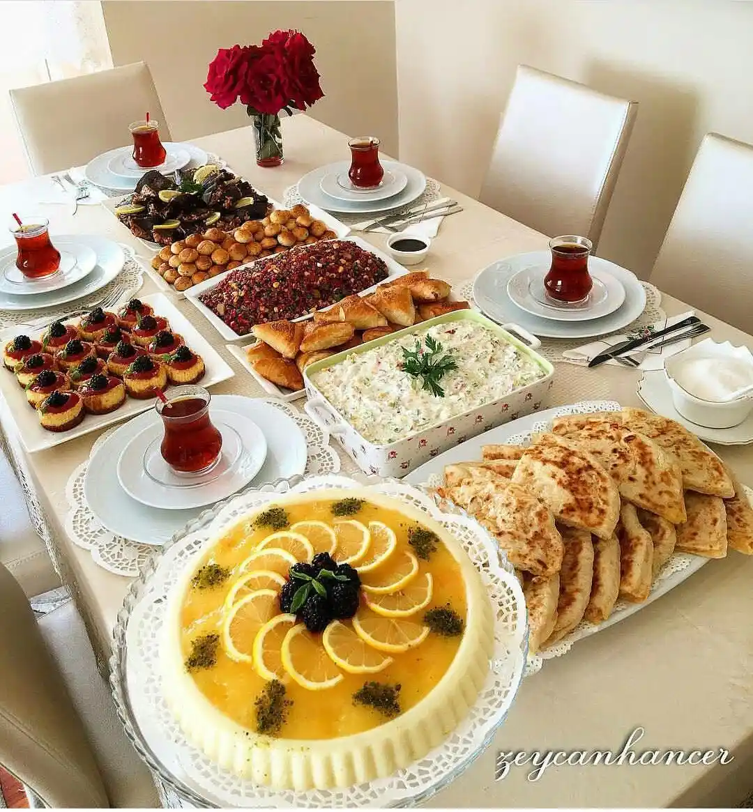 Çay Saati Gün Tabağı Dekorasyonda Zarafet ve İşlevselliğin Buluştuğu Detay