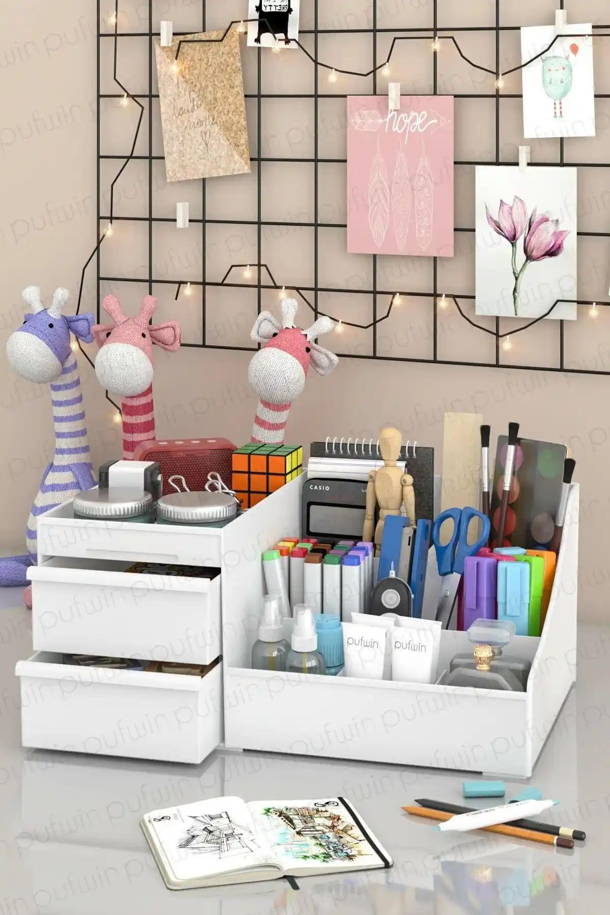 Çekmeceli Kalem Organizerleri Dekorasyonda İşlevsellik ve Estetiğin Birleşimi