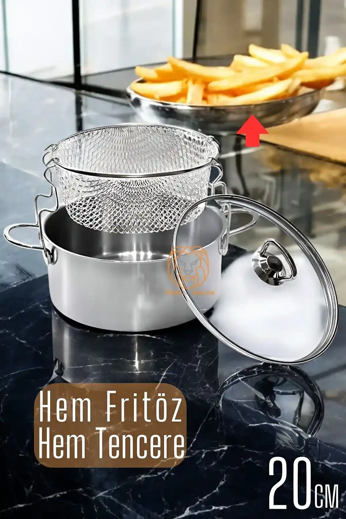 Çelik Patates Kızartma Tencereleri ile Modern ve Estetik Mutfak Dekorasyonu Nasıl Yapılır