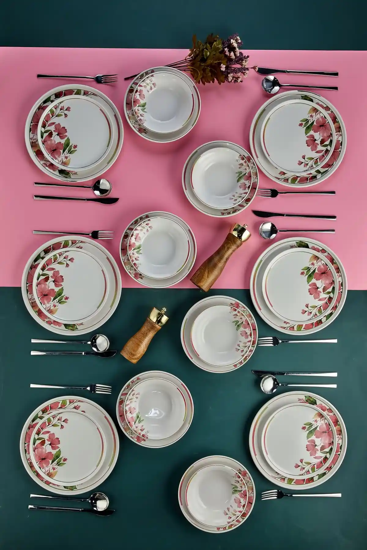 Çiçek Desenli Yemek Takımları: Doğal ve Şık Sofralar İçin Seçenekler