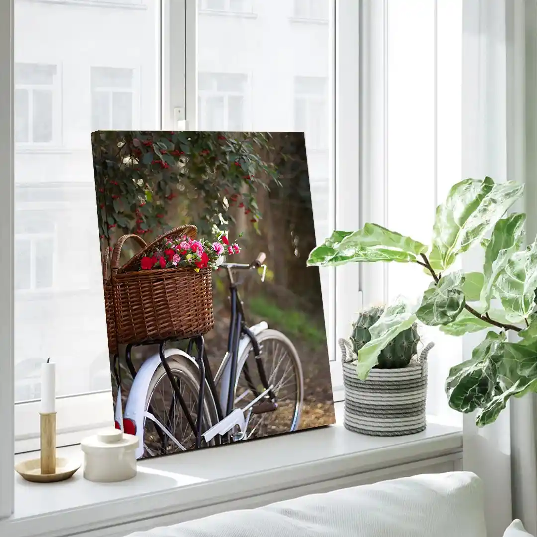 Çiçek Sepeti Kanvas Tablolarıyla Dekorasyonunuzu Zenginleştirin ve Mekânlara Doğal Şıklık Katın