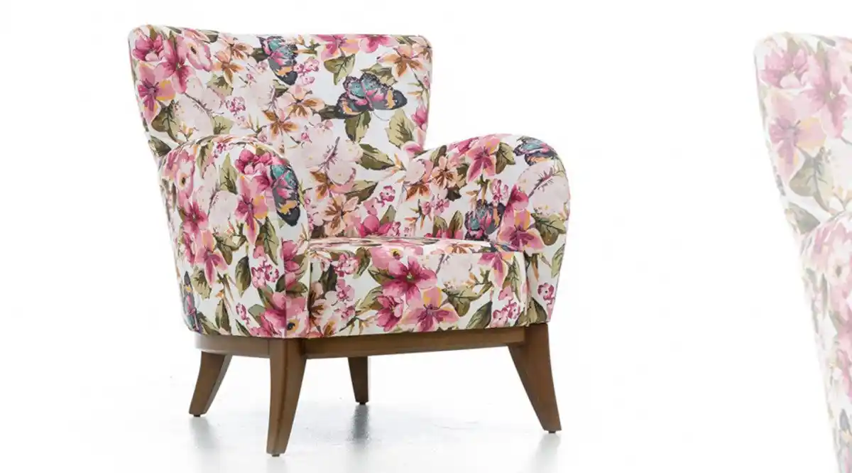 Çiçekli Berjerlerle Dekorasyonunuza Zarif ve Canlı Dokunuşlar Katın