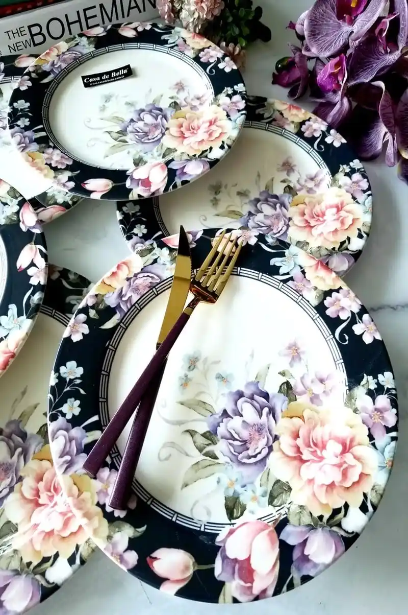 Çiçekli Servis Tabağı ile Dekorasyonunuzu Canlandırın ve Şıklık Katın