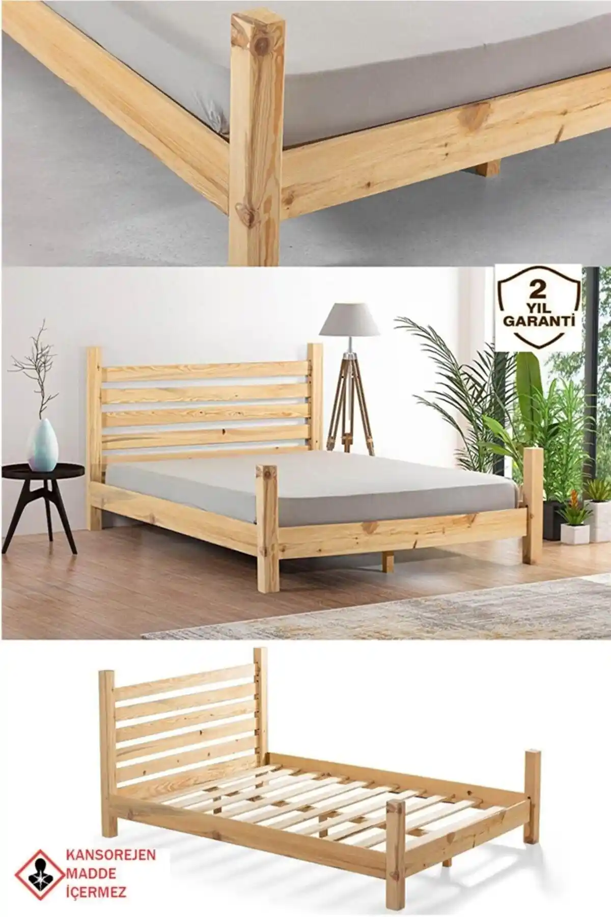 Çift Kişilik Ahşap Karyola Seçenekleri ve Dekorasyon Tavsiyeleri