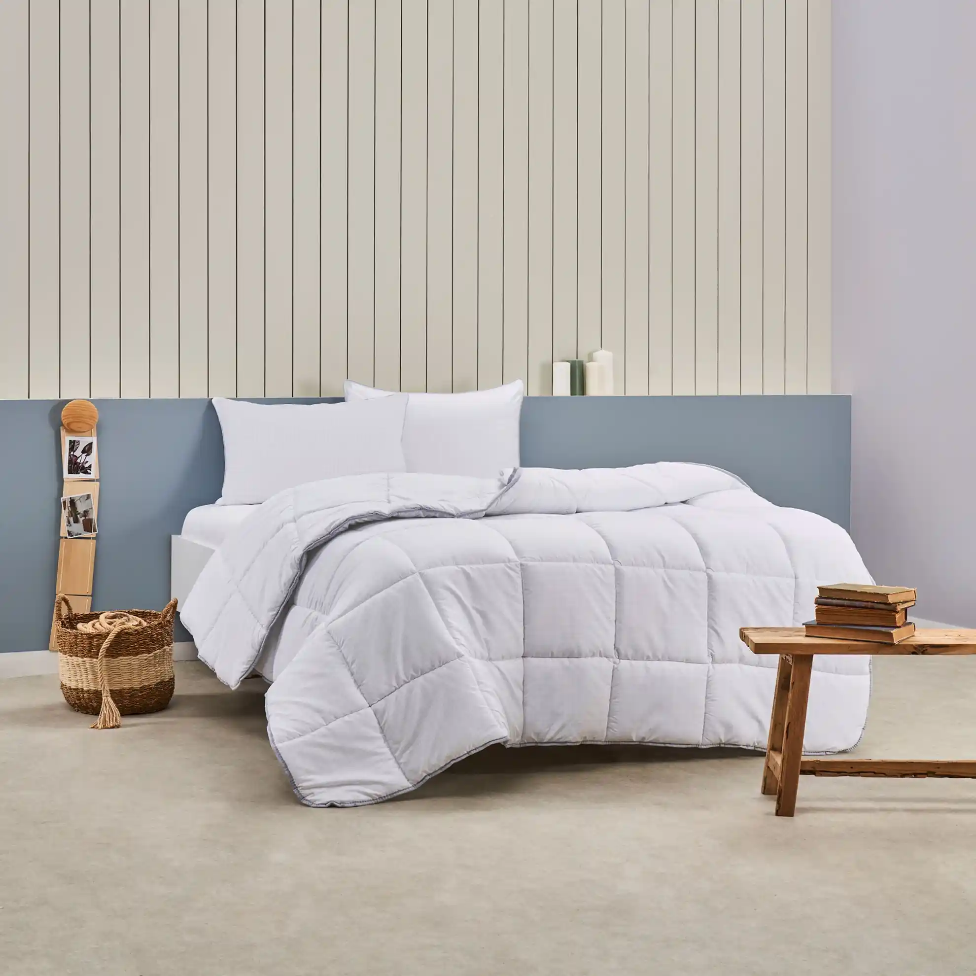 Çift Kişilik Elyaf Yorgan ile Yatak Odası Dekorasyonunda Şıklık ve Konfor