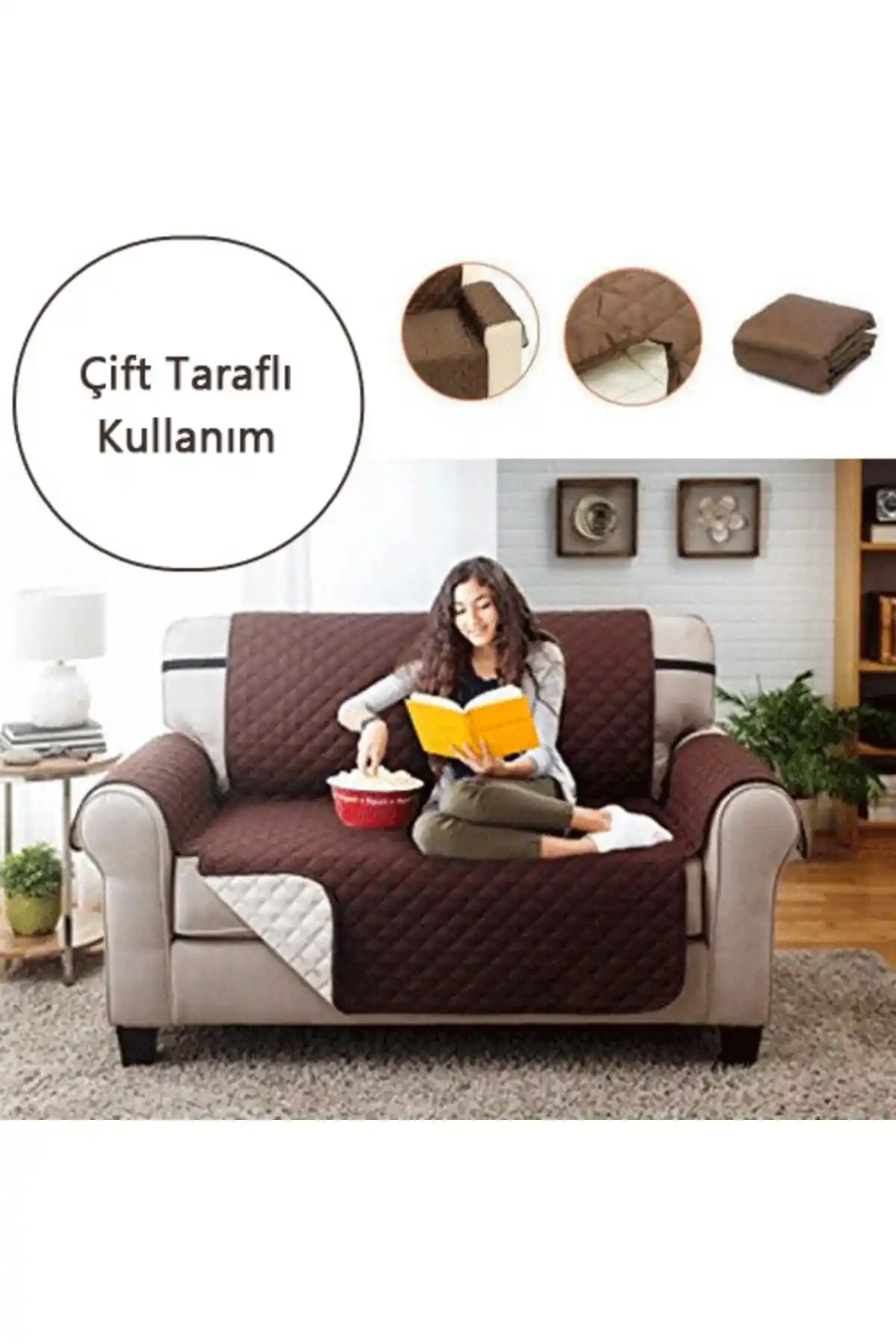 Çift Taraflı Koltuk Örtüsü Dekorasyonda Hem Şıklık Hem İşlevsellik Sağlar