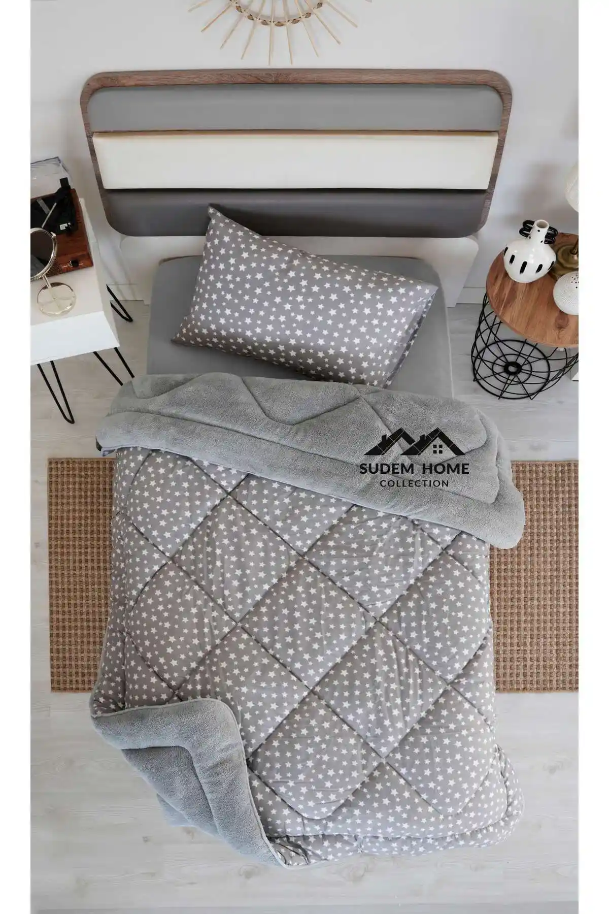 Çift Taraflı Polar Yorgan ile Yatak Odası Dekorasyonunda Konfor ve Şıklık Sağlama