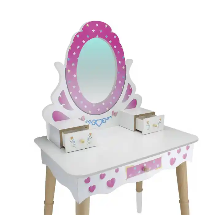 Çocuk Odası Dekorasyonunda Makyaj Masası Seçimi ve Dekoratif İpuçları