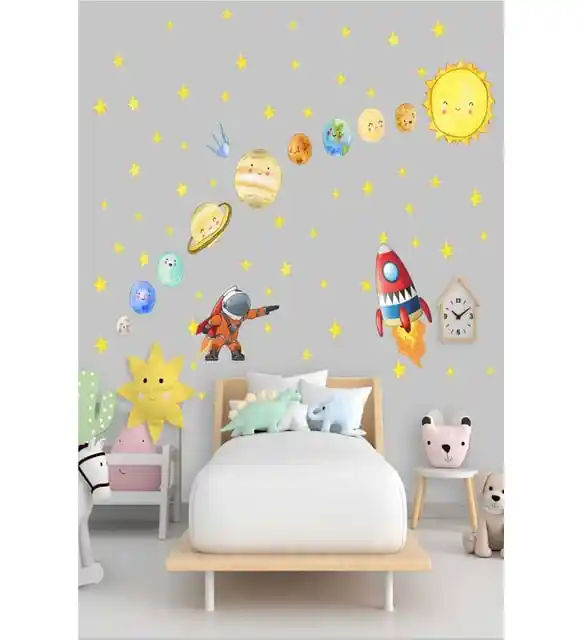 Çocuk Odası Duvar Aksesuarları: Renkli ve Güvenli Dekorasyon İpuçları