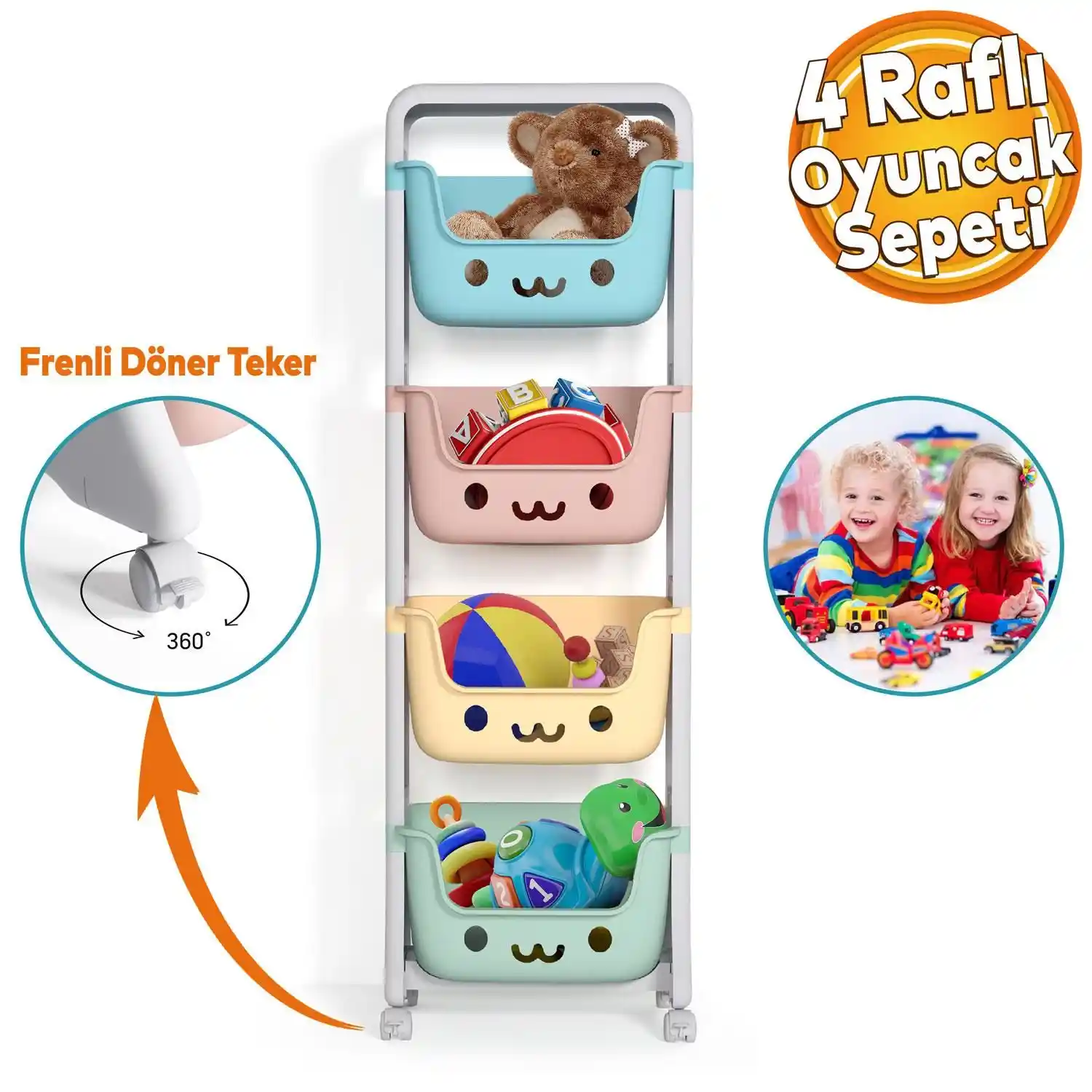 Çocuk Odası İçin Fonksiyonel ve Estetik Oyuncak Saklama Sepetleri Seçenekleri