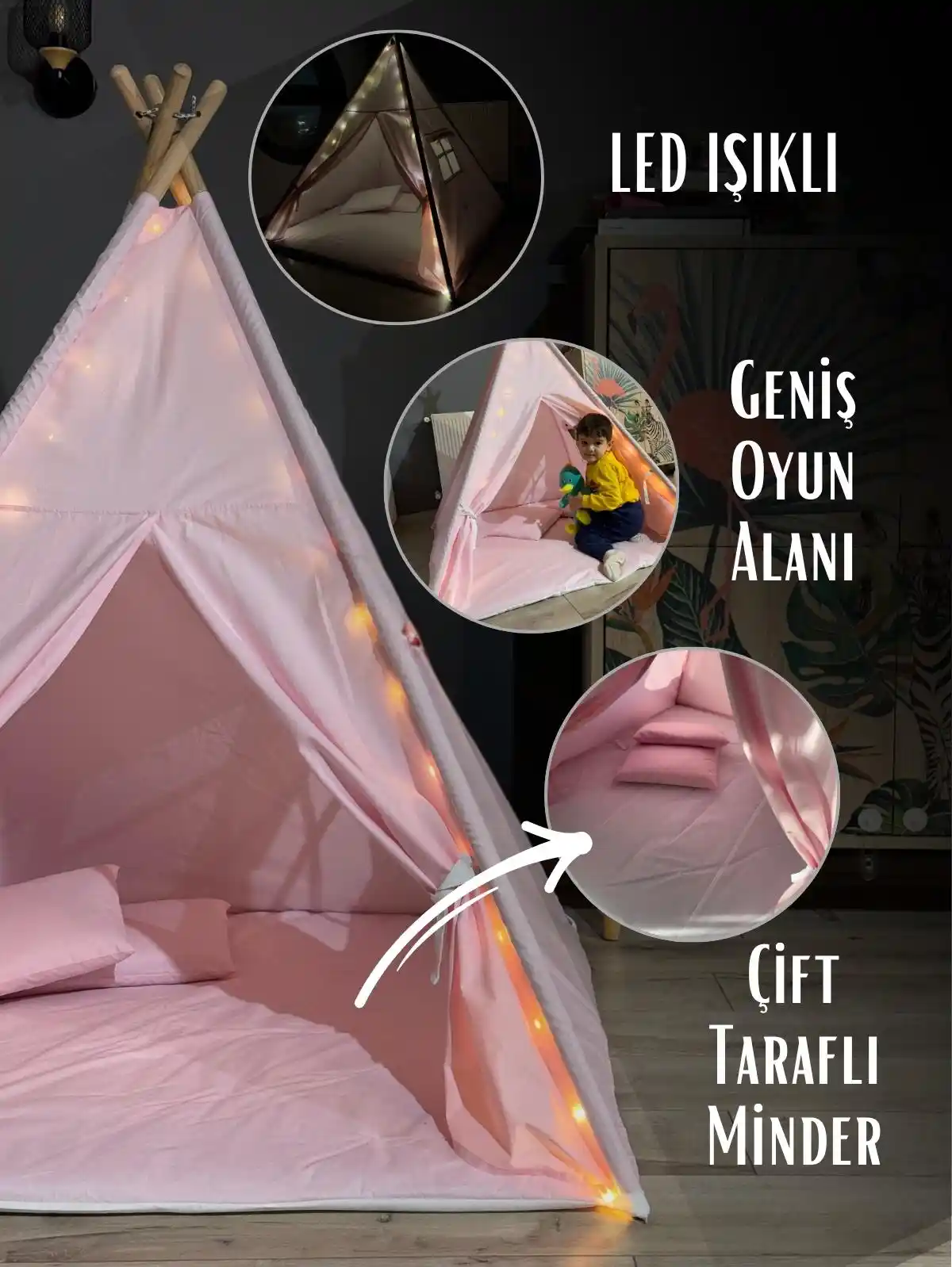 Çocuk Oyun Çadırlarıyla Dekorasyonda Yenilikçi ve Estetik Yaklaşımlar