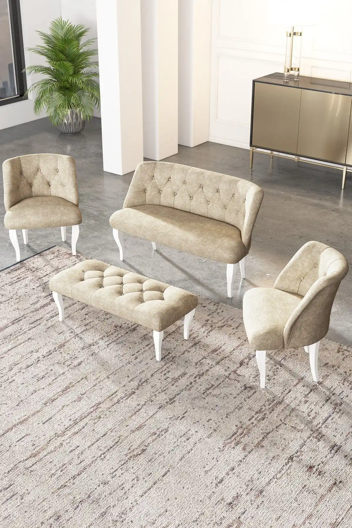 Dekorasyonda Puf Oturma Grupları: Şıklık ve Konforun Mükemmel Buluşması