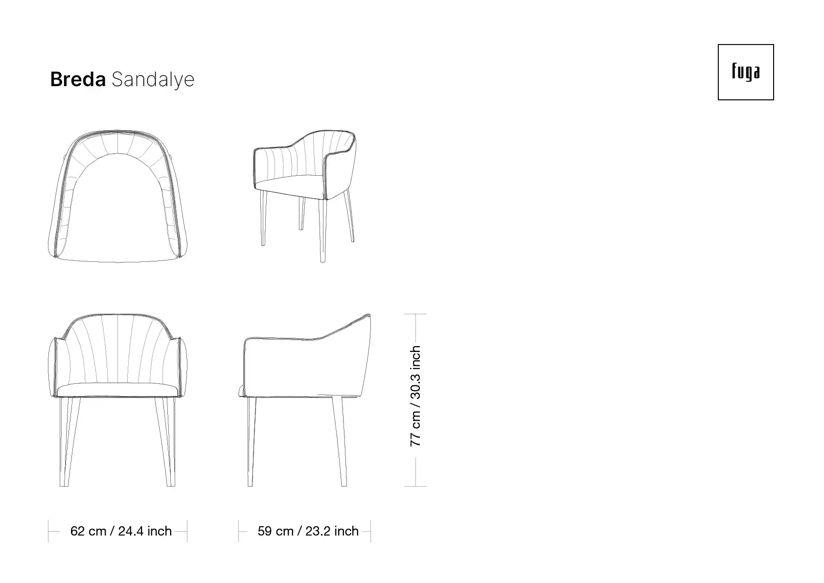 Dekorasyonda Sandalye Ölçüleri: Estetik ve Konforu Mükemmel Bir Şekilde Yakalamak