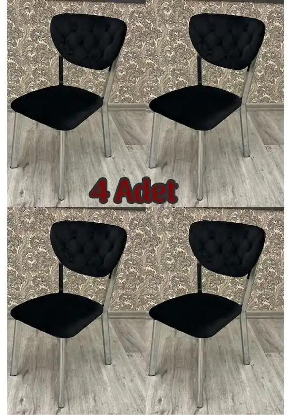 Dekorasyonda Şıklık ve Fonksiyonellik İçin 4'lü Sandalye Takımları Seçenekleri