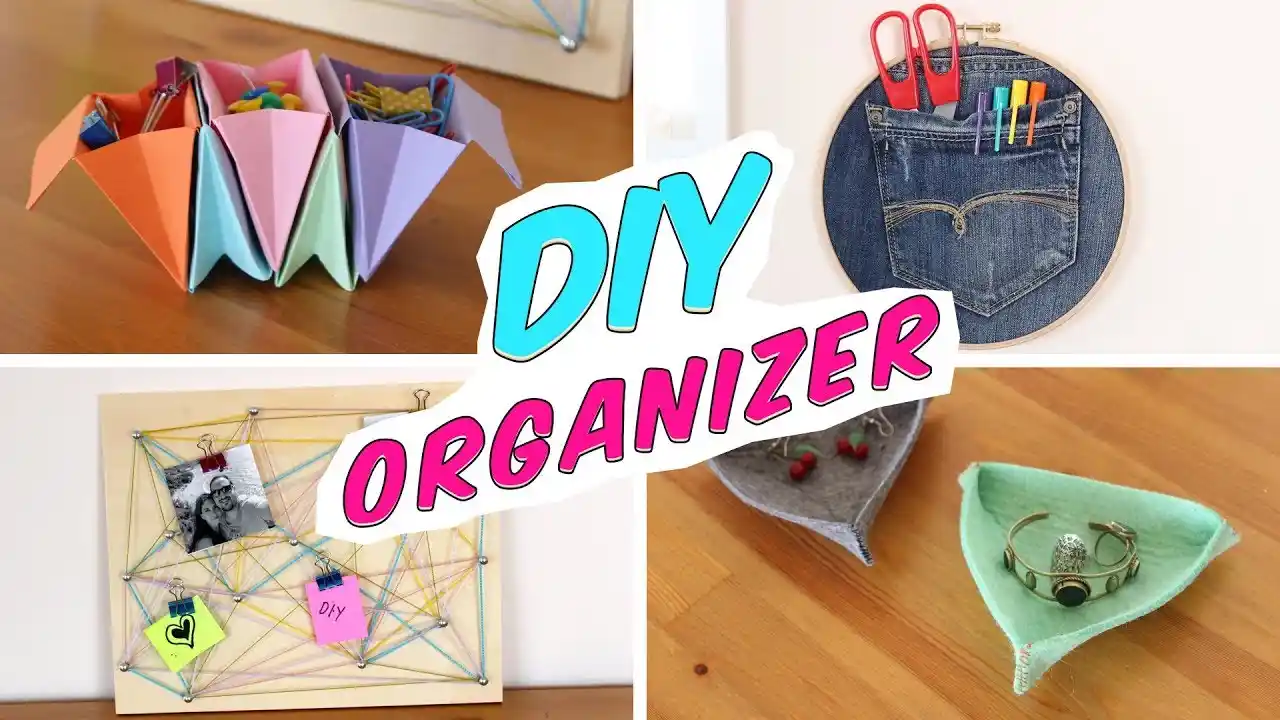Ev Dekorasyonuna Uygun Kendi Organizerinizi Yapmanın Yaratıcı Yolları