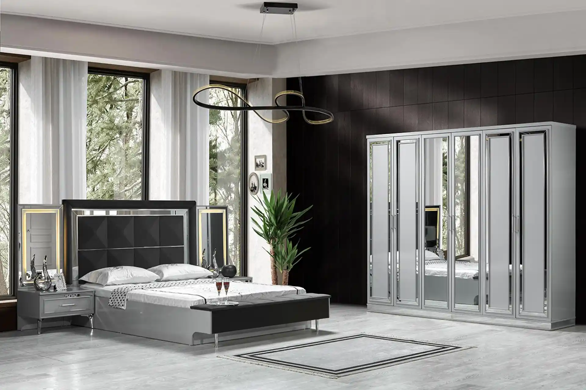 Gri Yatak Odası Takımlarıyla Modern ve Şık Bir Yatak Odası Tasarımı Rehberi
