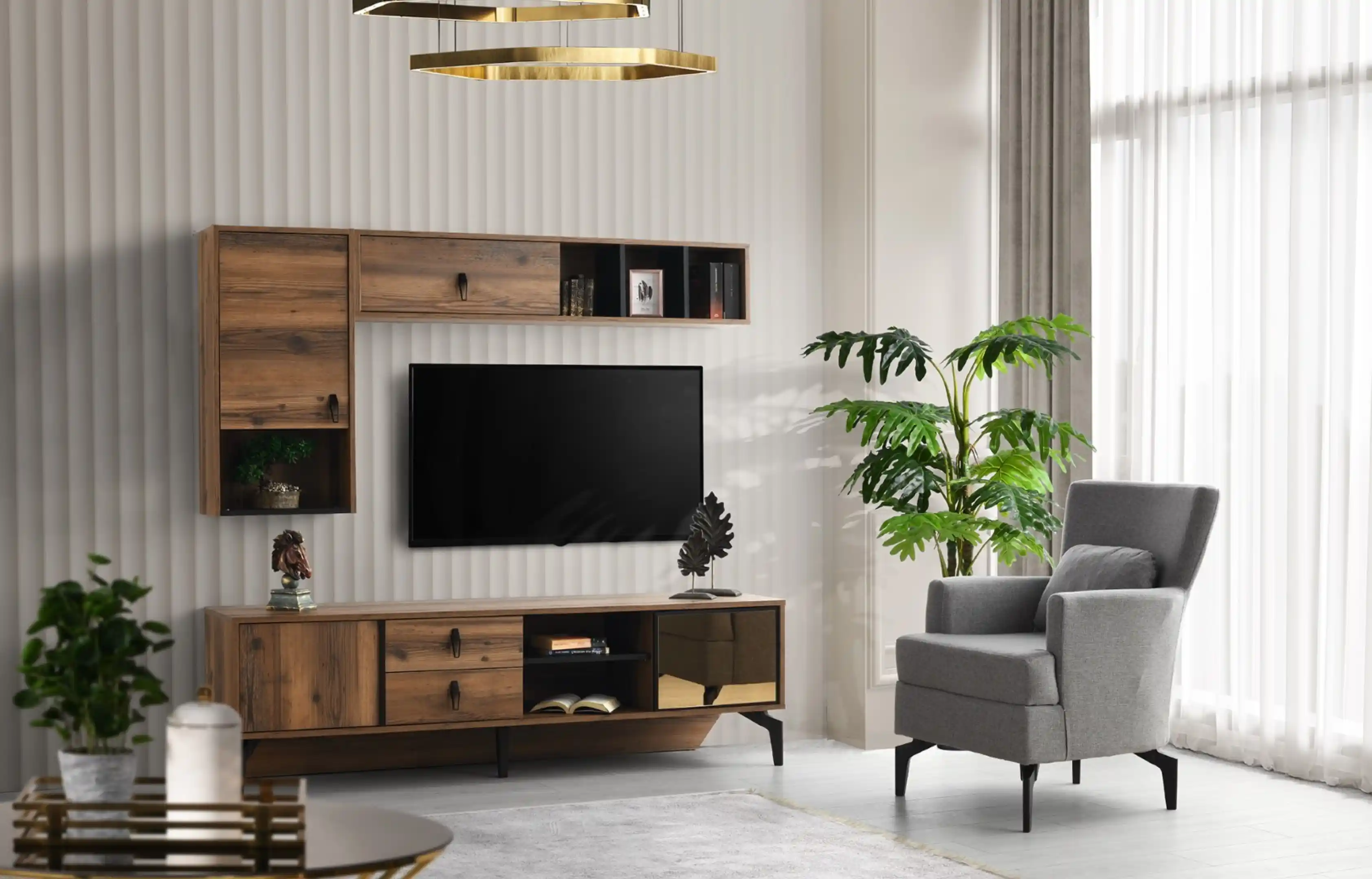 Lidya TV Ünitesi ile Modern ve Fonksiyonel Ev Dekorasyonu Çözümleri