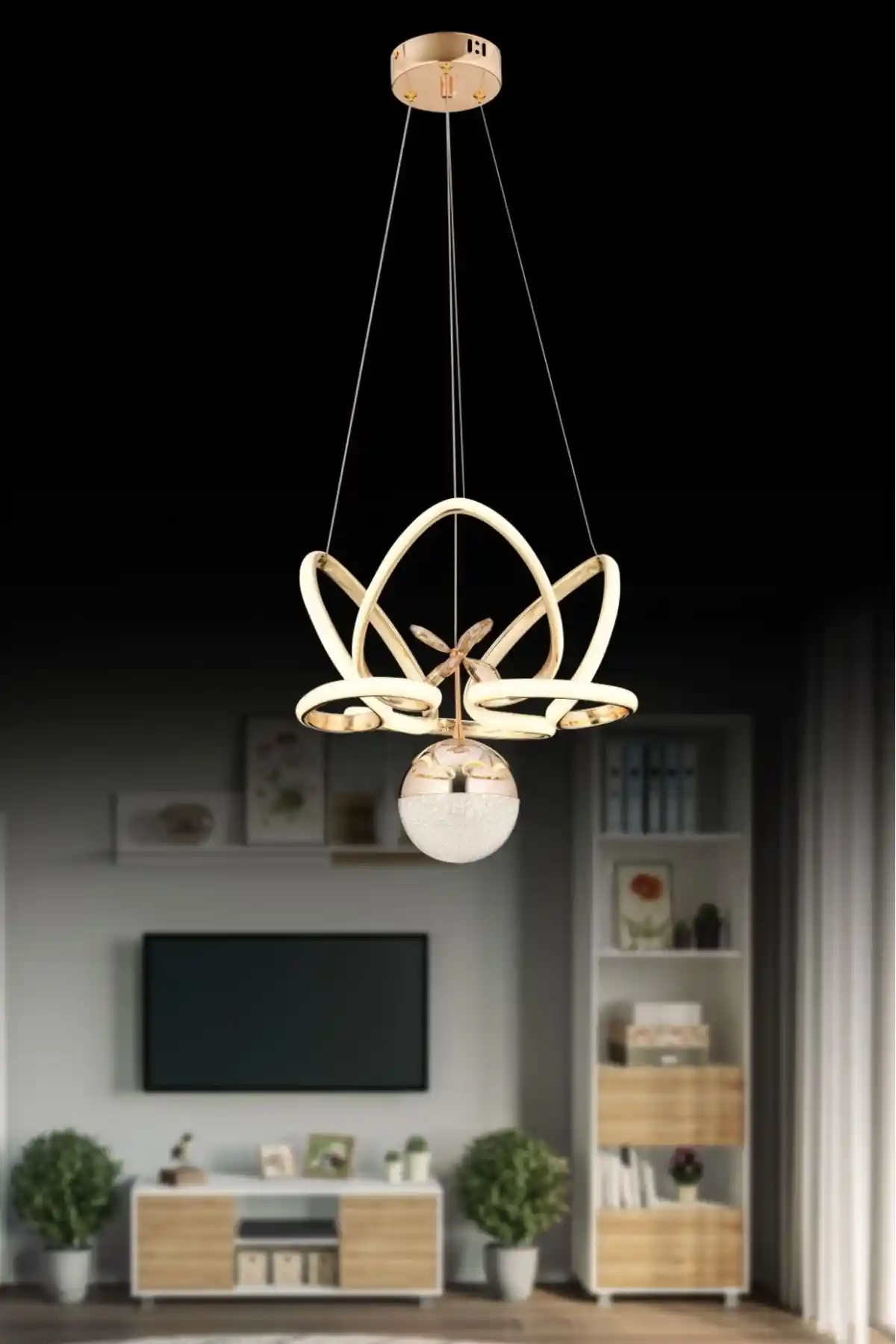 Lotus Avize ile Dekorasyonda Zarafet ve Doğadan İlham Alan Şık Tasarımlar