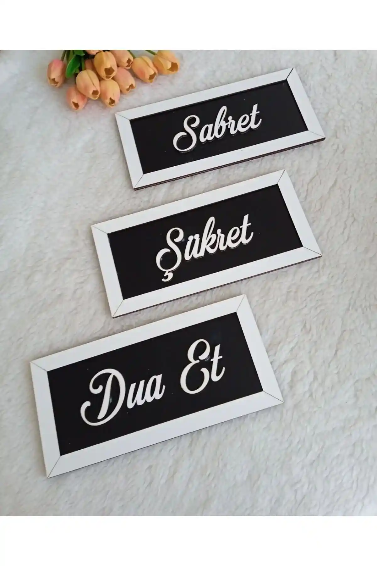 Manevi Mesajlar İçeren Dekoratif Tablolar ile Evlerinize Anlam ve Huzur Katın