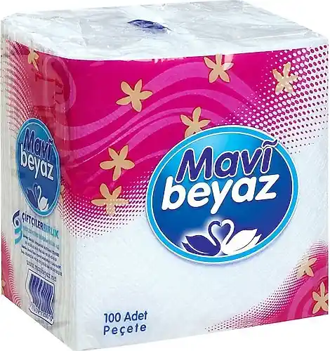 Mavi Beyaz Peçete ile Dekorasyonunuzu Şıklıkla Tamamlayın