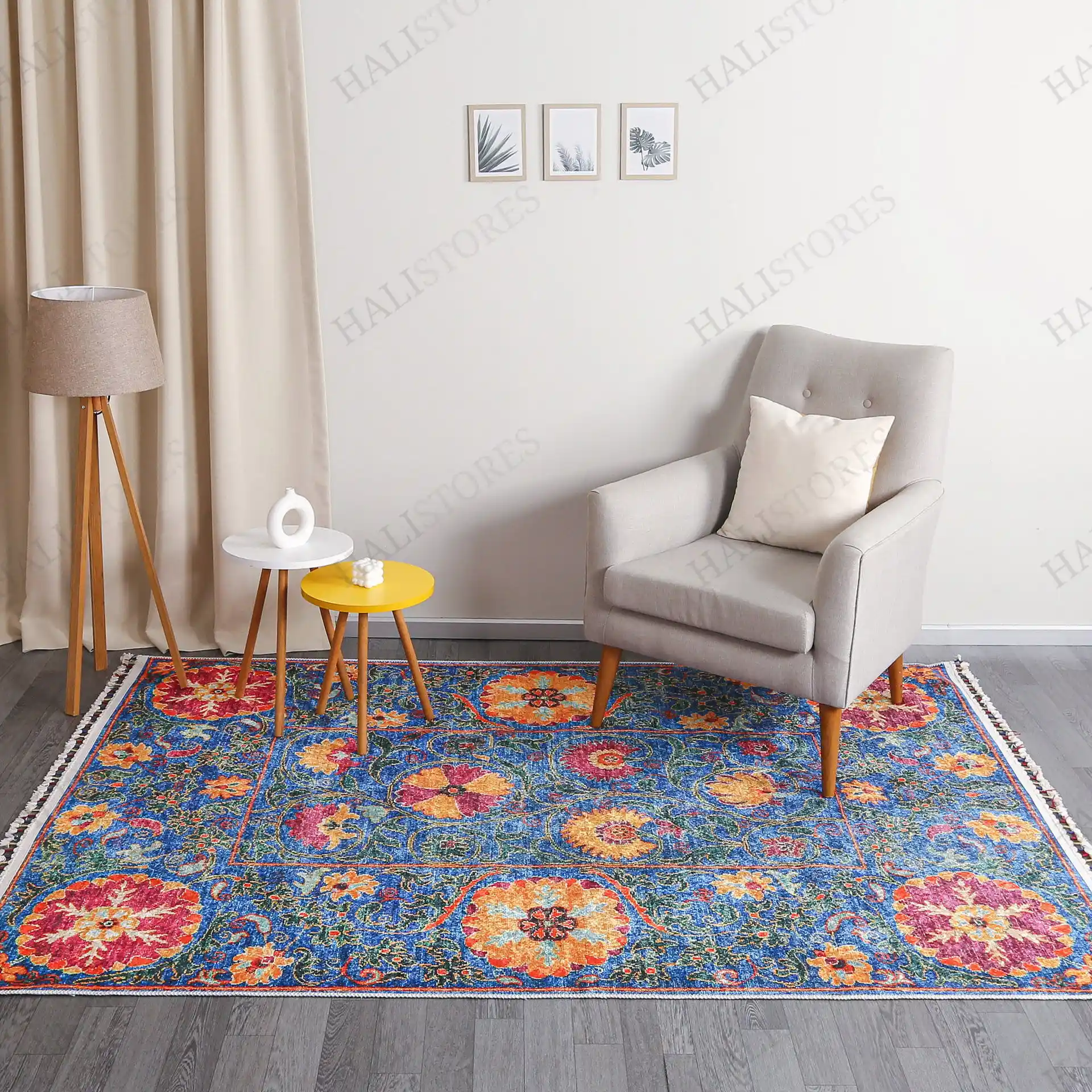 Mavi Halı ve Kilim Seçenekleriyle İç Mekanlarda Şıklık ve Huzur Yaratma Rehberi