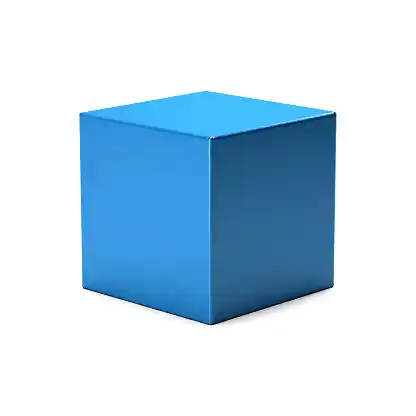 Mavi Küp: Modern Dekorasyon ve Geometrik Tasarımların Gücü