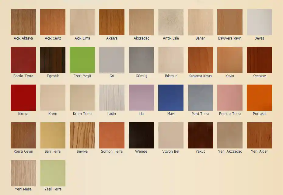 MDF Renkleri ve Dekorasyonda Kullanım Rehberi: Modern ve Klasik Tarzlar İçin Renk Seçenekleri