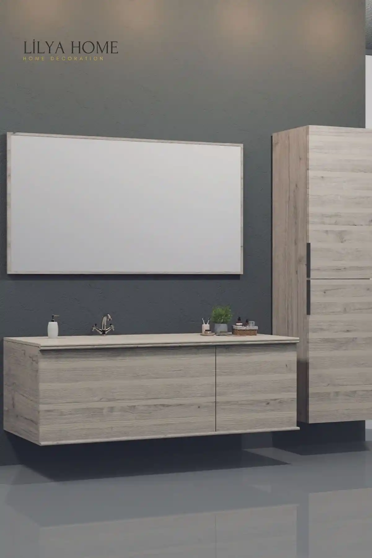 Meşe Banyo Dolabı ile Banyonuza Doğal ve Şık Bir Dokunuş Katın