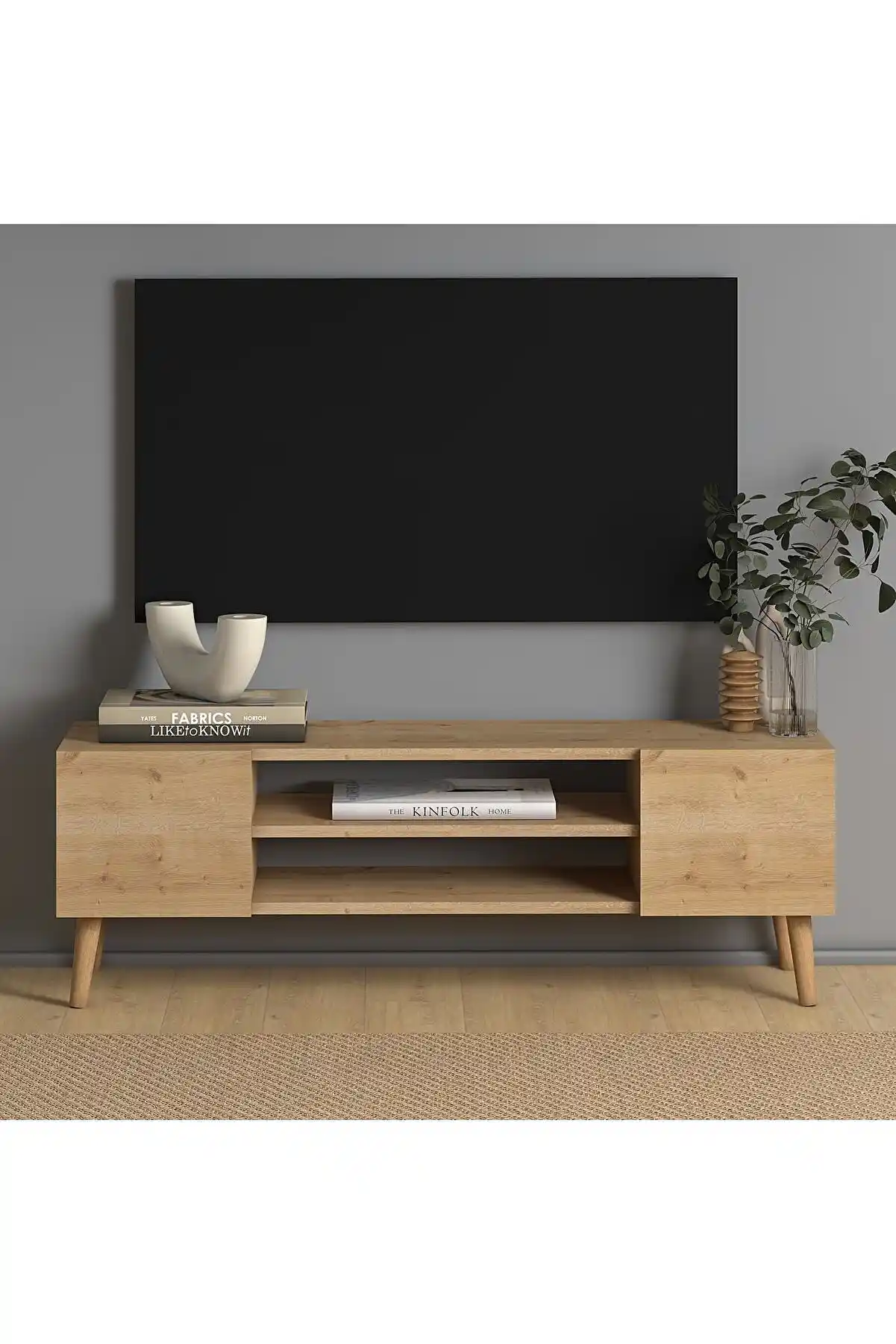 Meşe TV Sehpası ile Ev Dekorasyonunda Doğallık ve Şıklık Yaratın