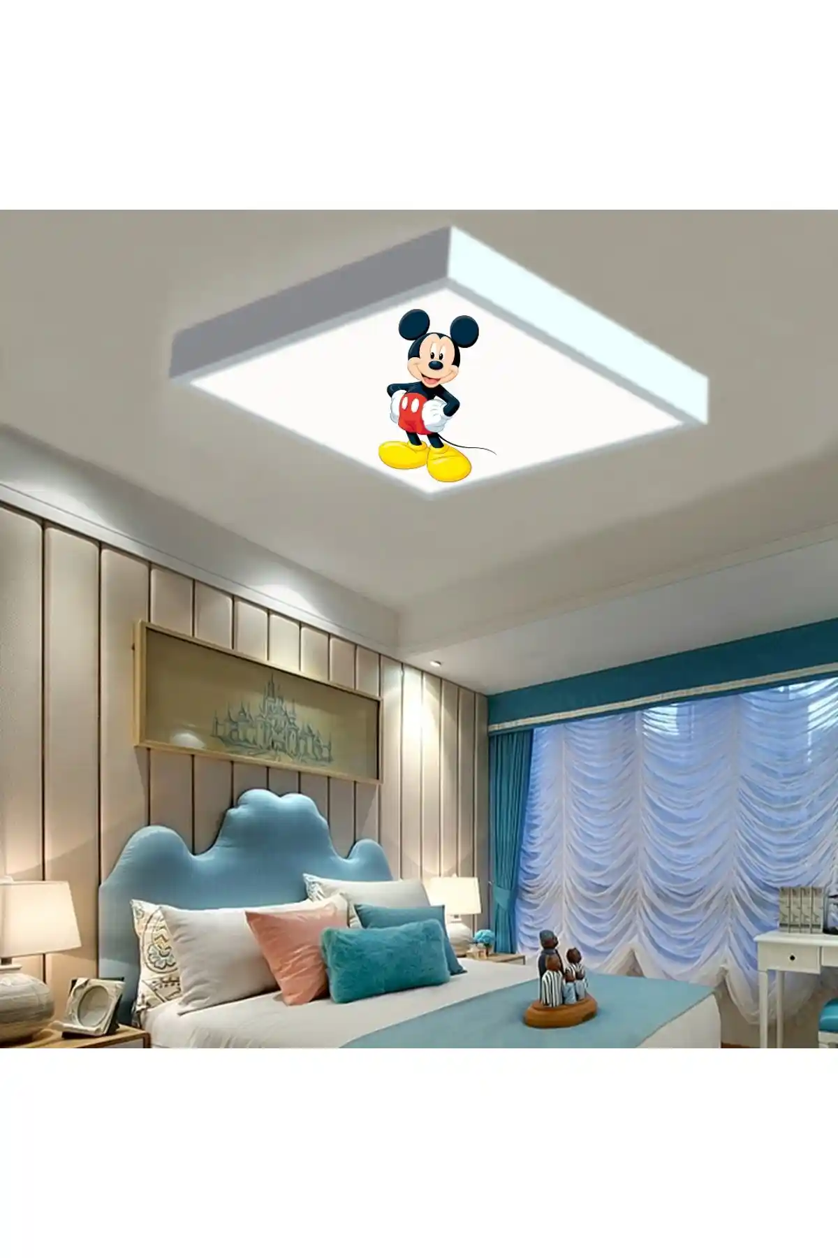 Mickey Mouse Temalı Avizelerle Çocuk Odası Dekorasyonunu Geliştirin