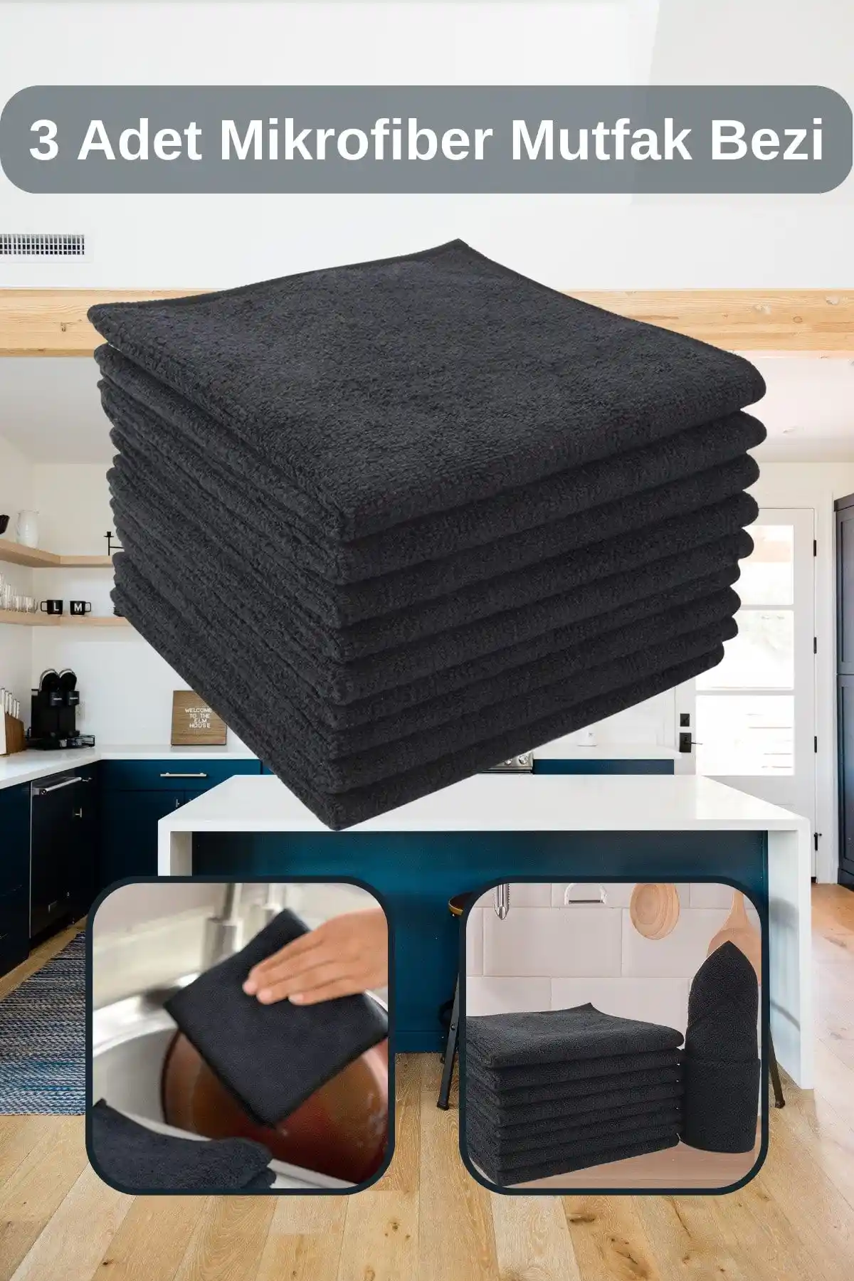 Mikrofiber Mutfak Bezi: Fonksiyonellik ve Estetiğin Modern Mutfak Dekorasyonundaki Yeri