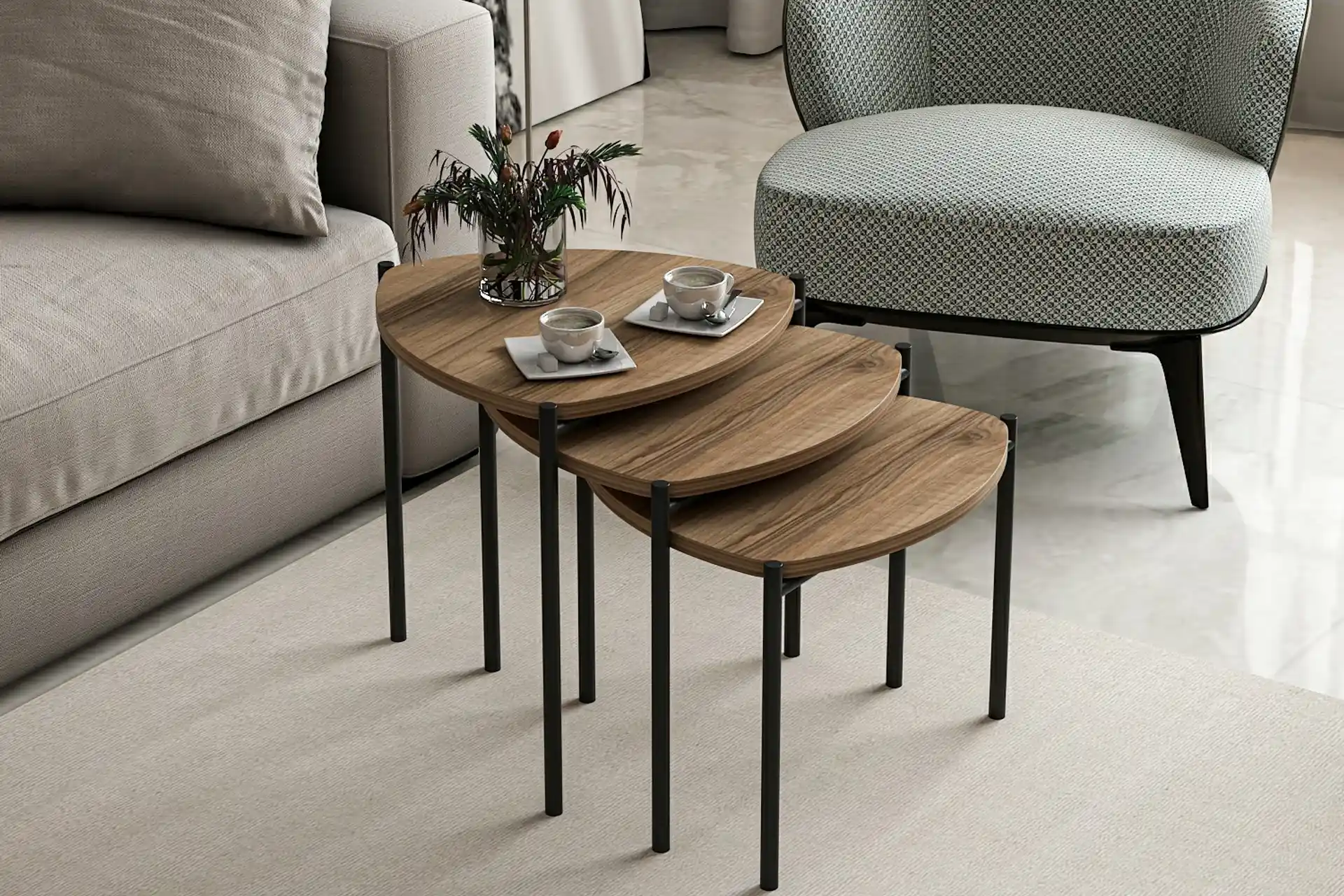 Minar Lenny Zigon Sehpa ile Modern ve Şık Dekorasyon Çözümleri