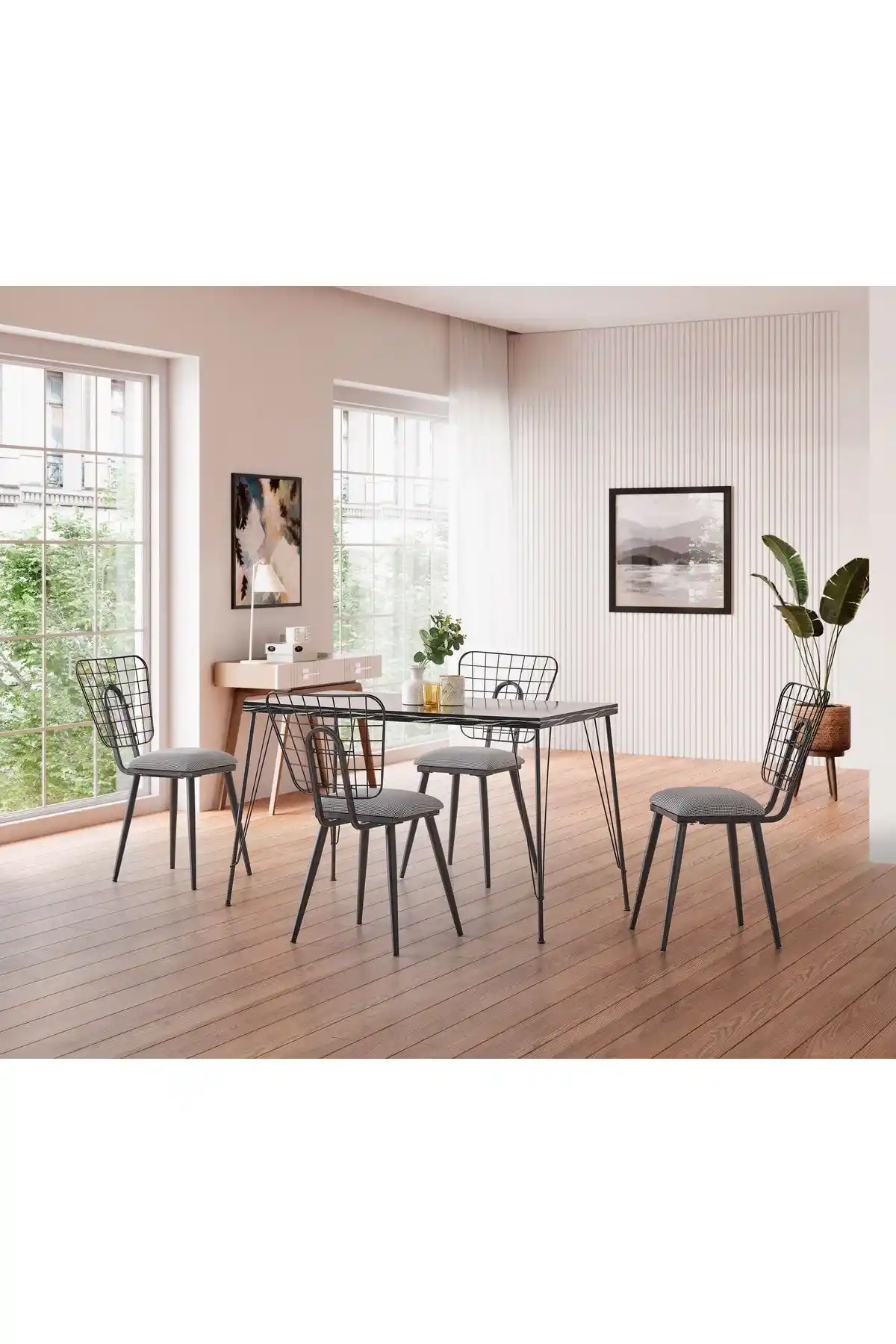 Modern Tel Masa ve Sandalye Seçenekleri ile Dekorasyonunuzu Yenileyin