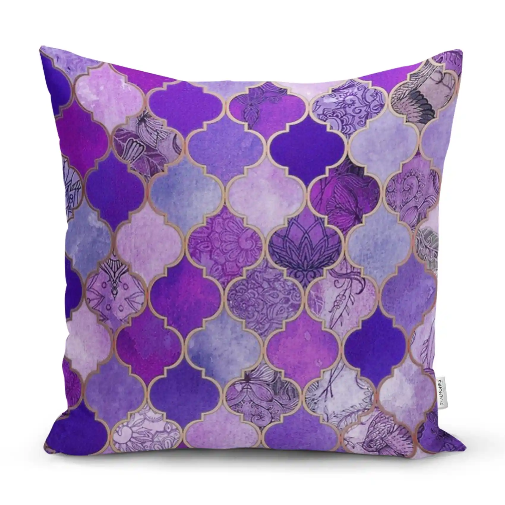 Mor Kırlent Kılıfı ile Dekorasyonda Zarif ve Modern Dokunuşlar Yapın