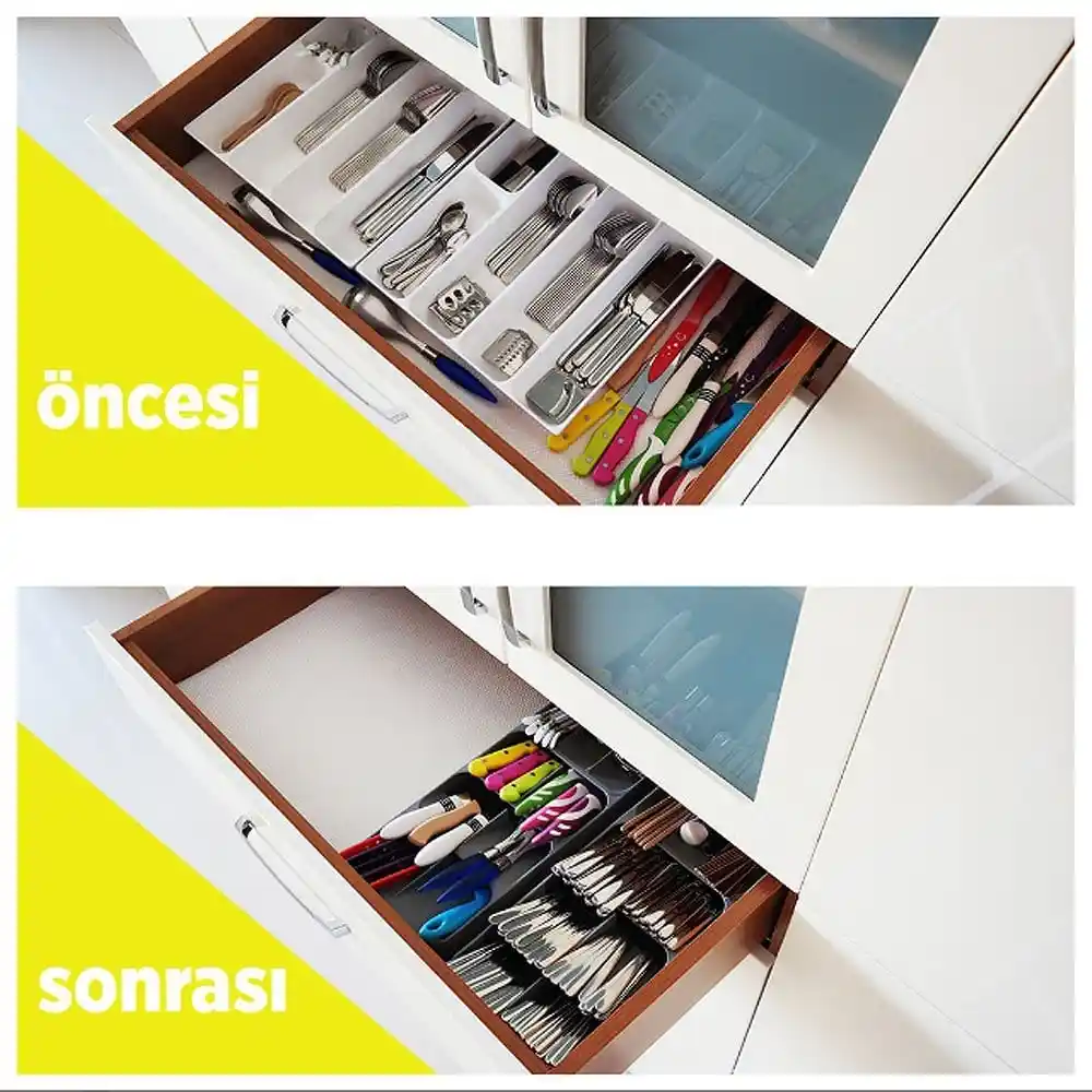 Mutfak Çekmece İçi Kaşıklık Çözümleri ve Şık Düzen Alternatifleri