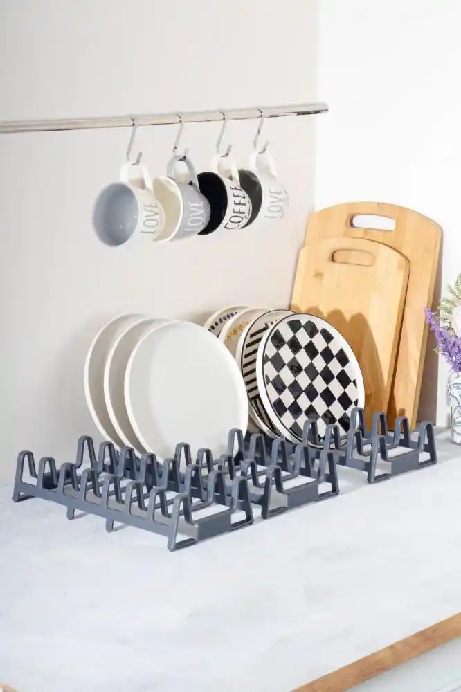 Mutfak Dekorasyonunda İşlevsel ve Estetik Tabak Organizer Kullanım Rehberi