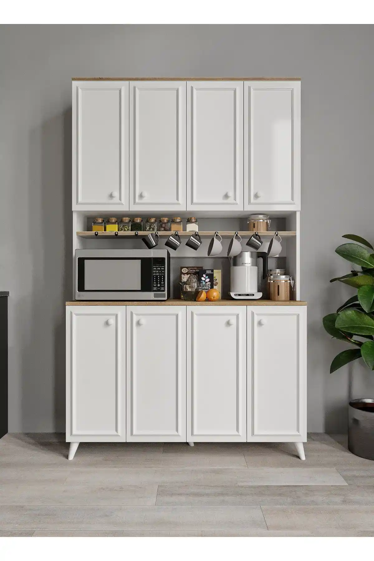 Mutfak Dekorasyonunda Kahve Dolaplarıyla Şıklık ve İşlevselliği Bir Arada Yaratın