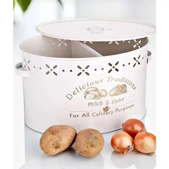 Mutfak Dekorasyonunda Patates ve Soğan Kutuları ile İşlevsellik ve Estetiğin Buluşması