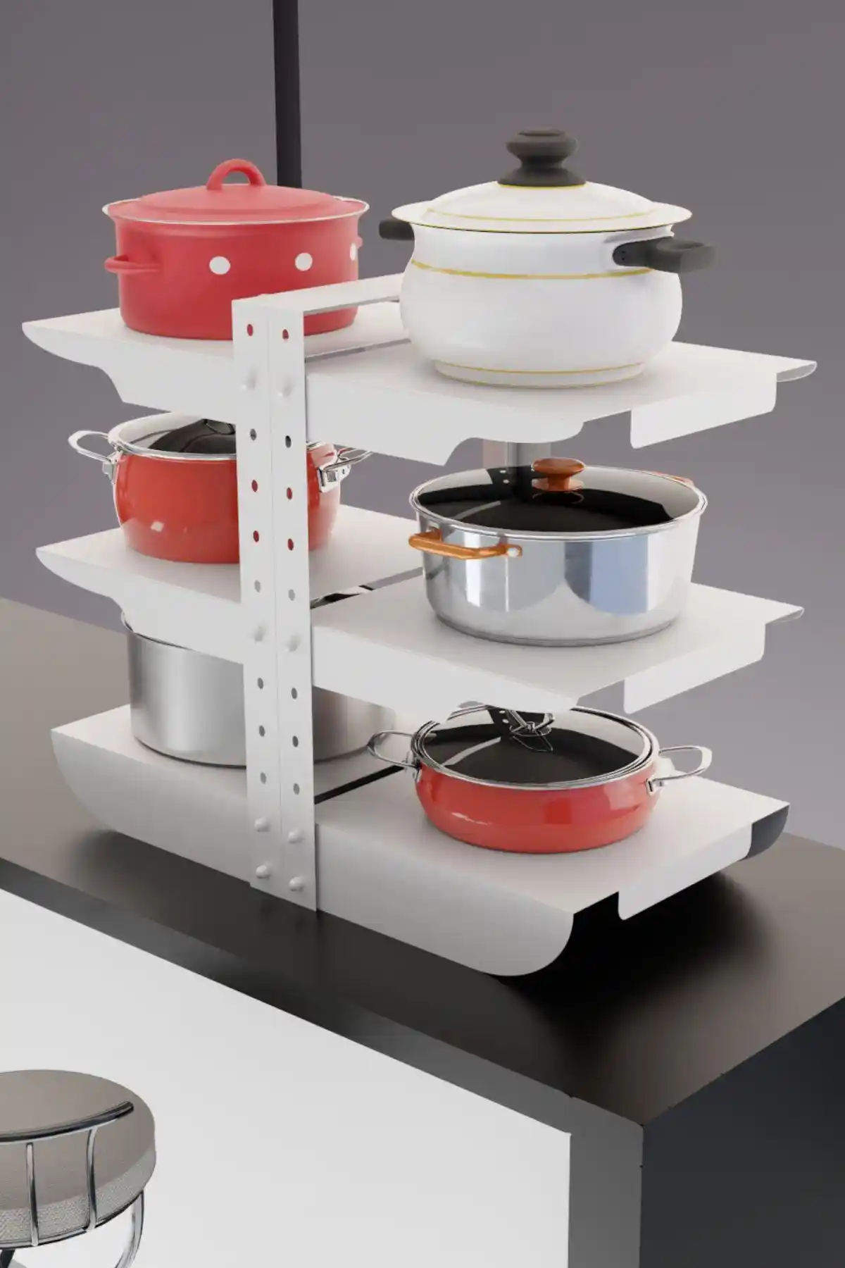 Mutfak Düzenlemesinde Tencere ve Tava Kapağı Düzenleyicilerinin Önemi ve Seçenekleri