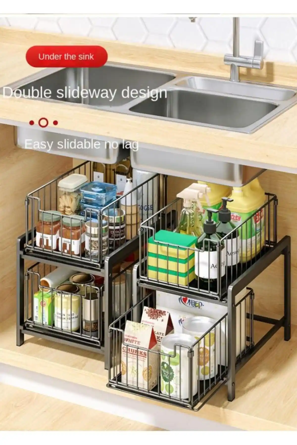 Mutfak Lavabo Altı Düzenleyici Seçenekleri ve Dekoratif Çözümler Hakkında Bilgi