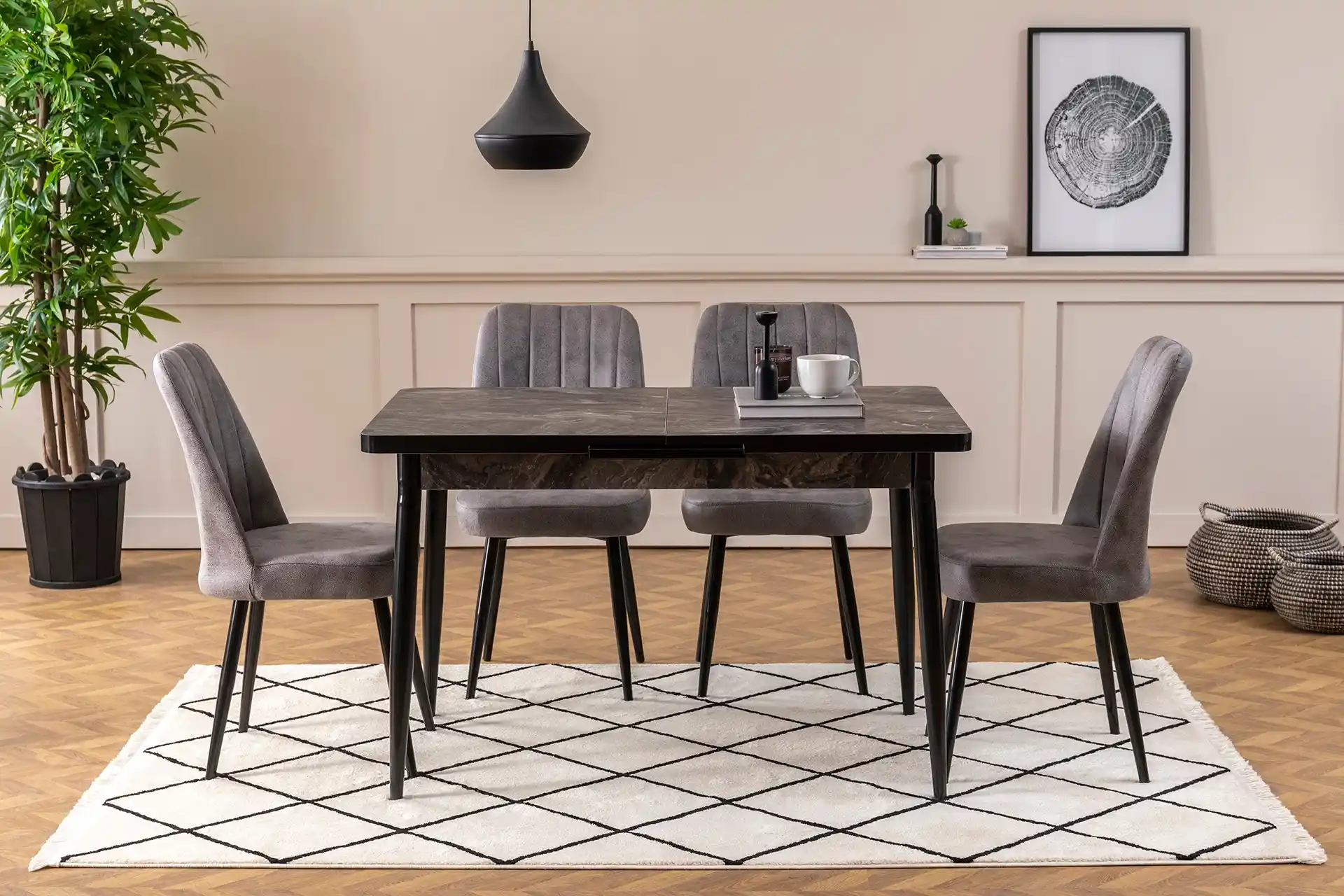 Mutfak Masası Takımı Seçimi ve Dekorasyon İpuçlarıyla Şık ve İşlevsel Mutfak Tasarımı