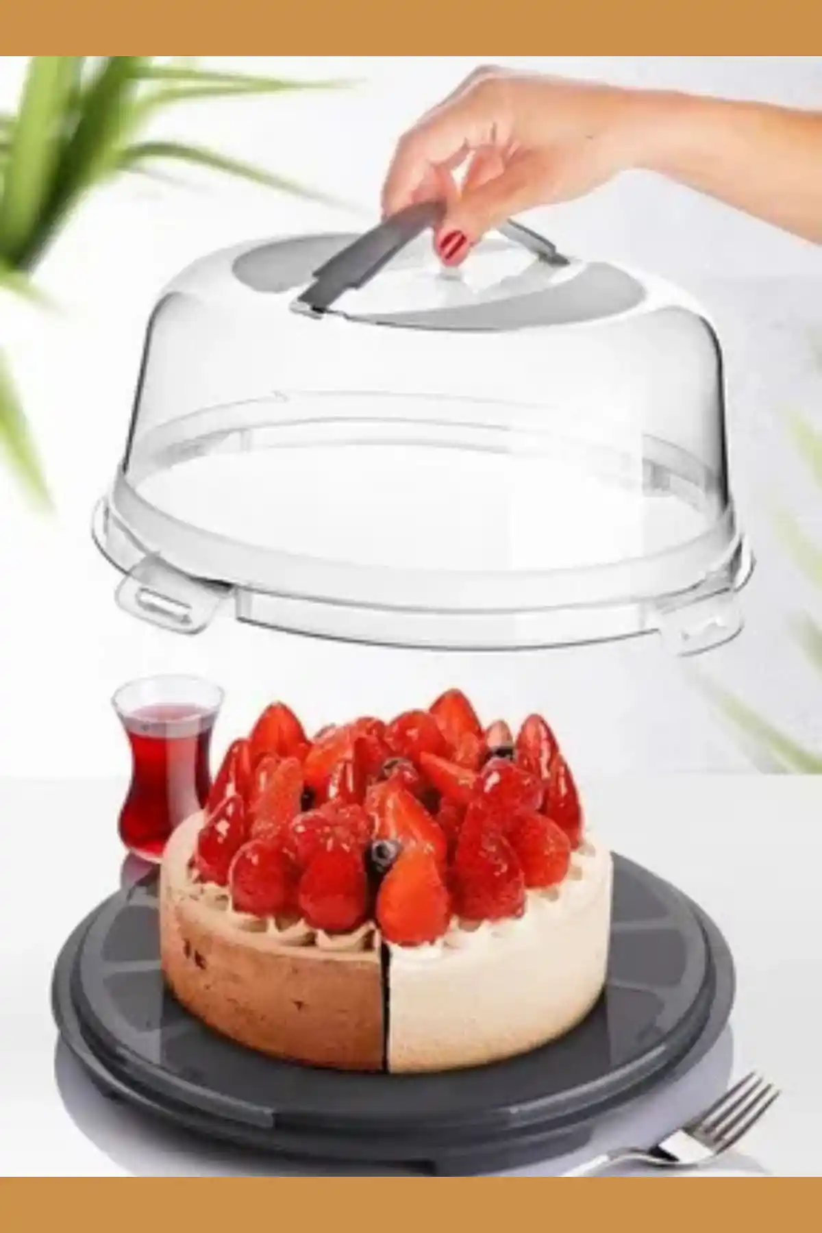 Mutfakta Estetik ve Fonksiyonelliği Bir Arada Sunan Pasta Saklama Fanusu Kullanım İpuçları