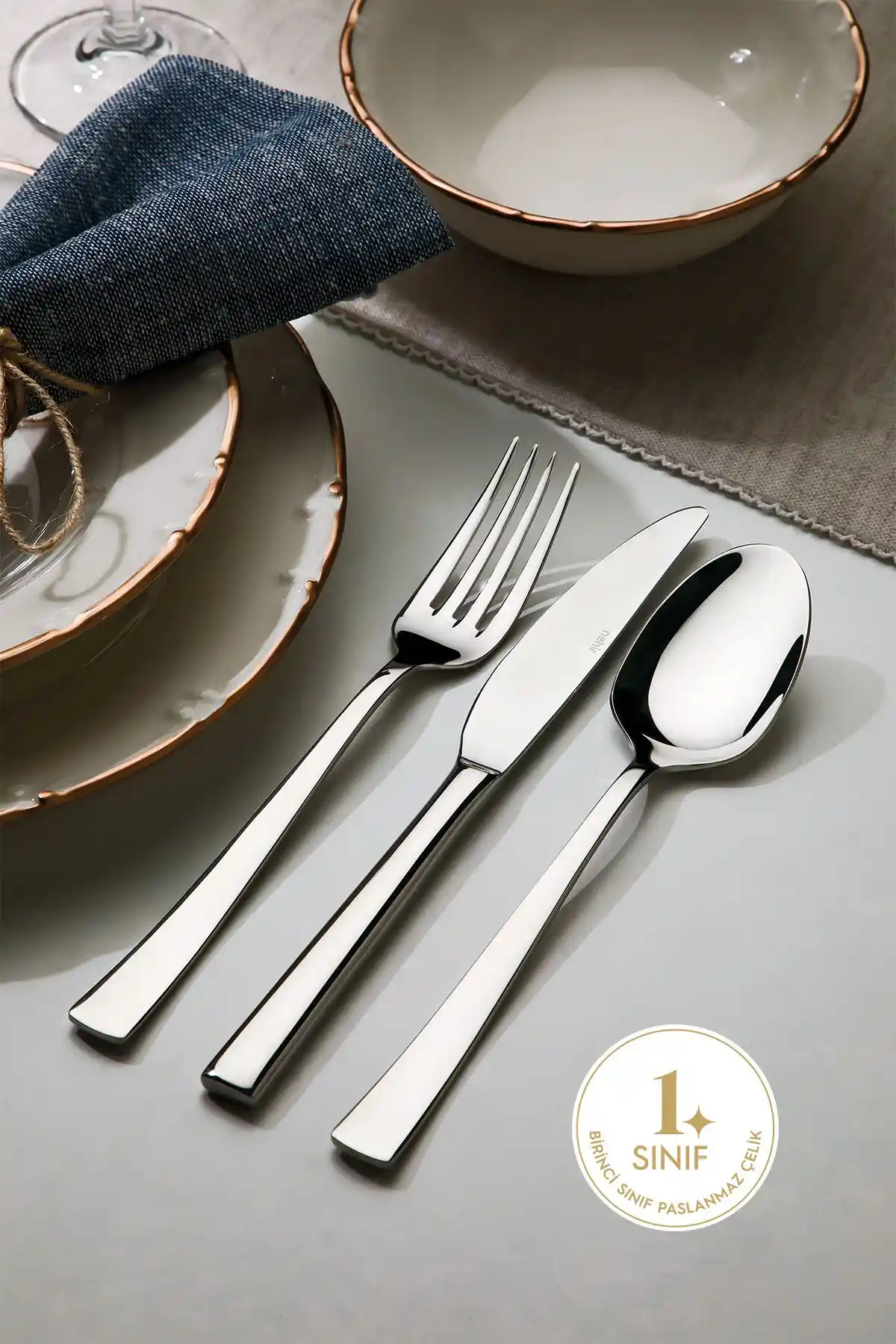 Nehir 84 Parça Çatal Bıçak Takımıyla Sofralarınıza Zarif Dokunuşlar Yapın